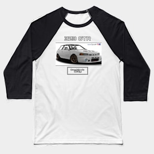 Mazda 323 GTR White Baseball T-Shirt